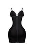 Elizabeth Mesh Tank Cutout Ruffle Mini Dress